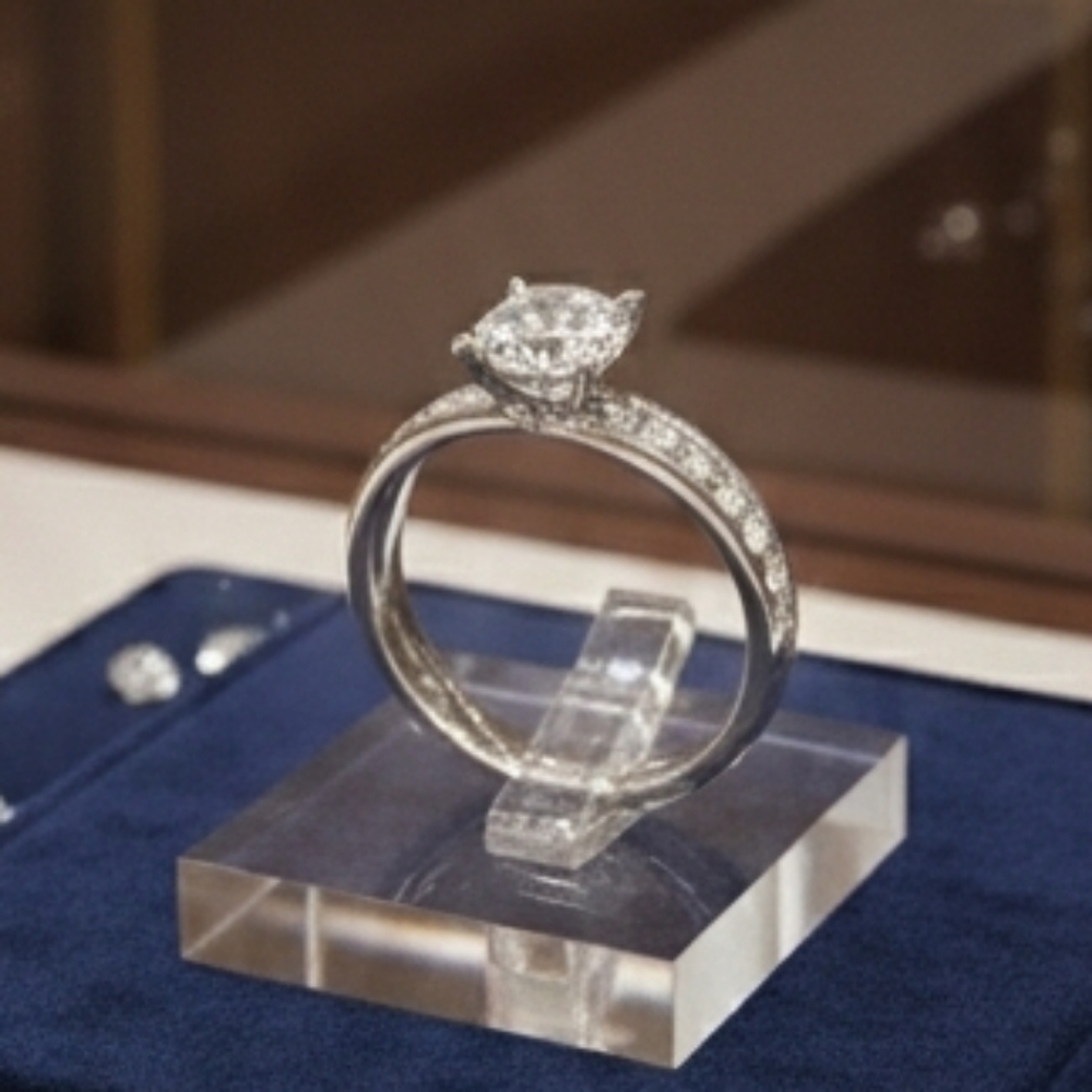 1 CT Solitaire Eternity Engagement Ring